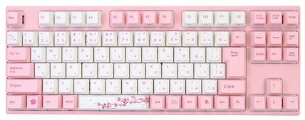 アミロ桜テンキーレスキーボード